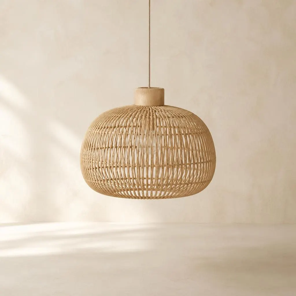 Rattan Pendant Light